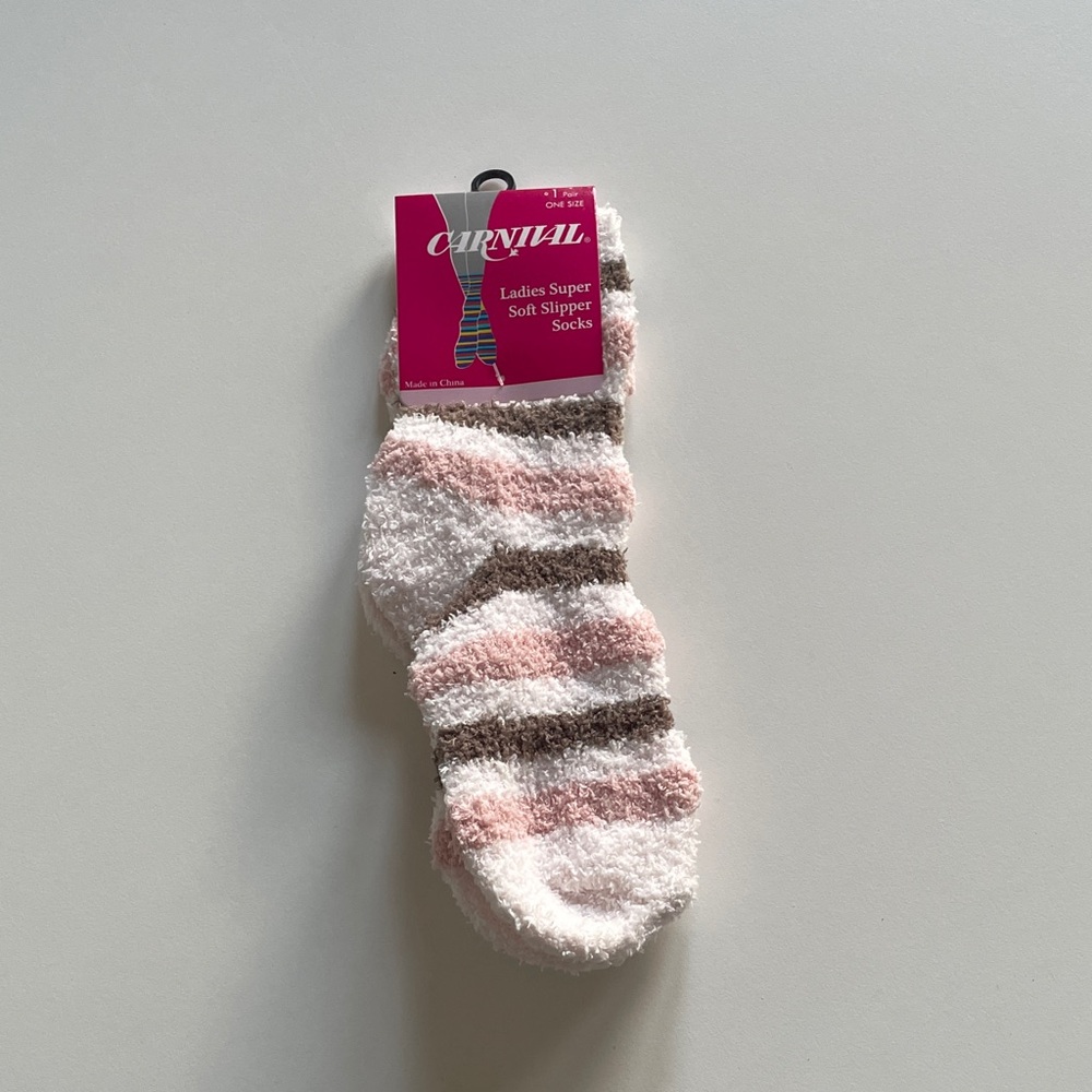 Cozy Striped Socks Women’s Super Soft Slipper Socks